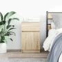 Mesilla de noche roble Sonoma 39x35x65 cm Madera de ingeniería by , Nightstands - Ref: Foro24-861323, Price: 50,57 €, Discoun...
