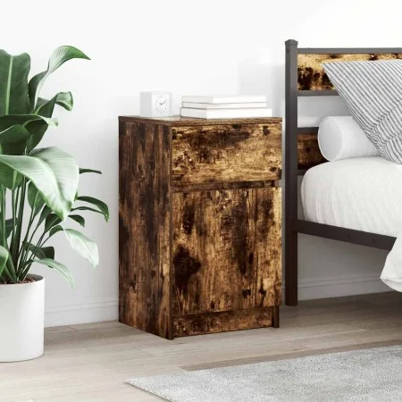 Mesitas noche 2 uds madera ingeniería roble ahumado 39x35x65 cm de , Mesitas de noche - Ref: Foro24-861328, Precio: 88,79 €, ...