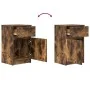 Mesitas noche 2 uds madera ingeniería roble ahumado 39x35x65 cm de , Mesitas de noche - Ref: Foro24-861328, Precio: 88,79 €, ...