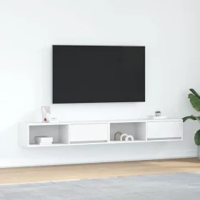 Muebles de TV 2 uds Blanco 100x31x25,5 cm Madera de ingeniería von , TV-Möbel - Ref: Foro24-861473, Preis: 93,88 €, Rabatt: %