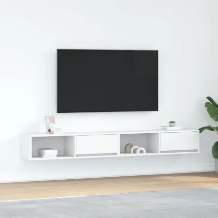 Muebles de TV 2 uds Blanco 100x31x25,5 cm Madera de ingeniería by , TV Furniture - Ref: Foro24-861473, Price: 93,74 €, Discou...