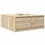 Mesa de centro con cajones roble Sonoma 100x100x40 cm de , Mesas de centro - Ref: Foro24-3328401, Precio: 164,79 €, Descuento: %
