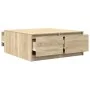 Mesa de centro con cajones roble Sonoma 100x100x40 cm de , Mesas de centro - Ref: Foro24-3328401, Precio: 164,79 €, Descuento: %
