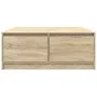 Mesa de centro con cajones roble Sonoma 100x100x40 cm de , Mesas de centro - Ref: Foro24-3328401, Precio: 164,79 €, Descuento: %