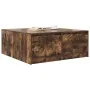 Mesa de centro con cajones roble ahumado 100x100x40 cm de , Mesas de centro - Ref: Foro24-3328403, Precio: 165,30 €, Descuent...