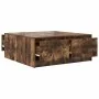 Mesa de centro con cajones roble ahumado 100x100x40 cm de , Mesas de centro - Ref: Foro24-3328403, Precio: 165,30 €, Descuent...