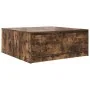 Mesa de centro con cajones roble ahumado 100x100x40 cm de , Mesas de centro - Ref: Foro24-3328403, Precio: 165,30 €, Descuent...
