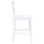 Taburetes de bar 2 uds madera maciza blanca caucho von , Küchenhocker - Ref: Foro24-4102561, Preis: 144,96 €, Rabatt: %