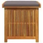 Cojines para exterior 60x50x61 cm madera maciza acacia by , Outdoor storage boxes - Ref: Foro24-4106477, Price: 114,78 €, Dis...