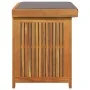 Cojines para exterior 60x50x61 cm madera maciza acacia by , Outdoor storage boxes - Ref: Foro24-4106477, Price: 114,78 €, Dis...