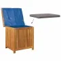 Cojines para exterior 60x50x61 cm madera maciza acacia by , Outdoor storage boxes - Ref: Foro24-4106477, Price: 114,78 €, Dis...
