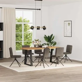 Sillas de comedor 6unidades cuero sintético gris oscuro von , Essstühle - Ref: Foro24-3315650, Preis: 329,52 €, Rabatt: %