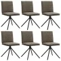 Sillas de comedor 6unidades cuero sintético gris oscuro de , Sillas de comedor - Ref: Foro24-3315650, Precio: 329,50 €, Descu...