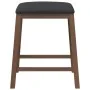 Sillas de bar con cojines 2 uds madera maciza marrón caucho von , Küchenhocker - Ref: Foro24-4102577, Preis: 103,37 €, Rabatt: %