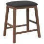 Sillas de bar con cojines 2 uds madera maciza marrón caucho von , Küchenhocker - Ref: Foro24-4102577, Preis: 103,37 €, Rabatt: %