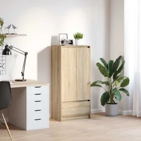 Armario con cajón Roble Sonoma 55,5x34x119,5 cm by , Sideboards - Ref: Foro24-861645, Price: 92,23 €, Discount: %