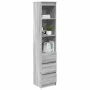 Aparador gris Sonoma 37,5x35x180 cm Madera de ingeniería de , Aparadores - Ref: Foro24-861666, Precio: 97,68 €, Descuento: %