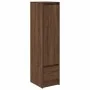 Aparador alto roble marrón 29,5x34x119,5 cm madera ingeniería by , Sideboards - Ref: Foro24-861658, Price: 70,37 €, Discount: %