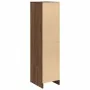 Aparador alto roble marrón 29,5x34x119,5 cm madera ingeniería by , Sideboards - Ref: Foro24-861658, Price: 70,37 €, Discount: %