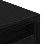 Aparador alto roble negro 29,5x34x119,5 cm madera de ingeniería by , Sideboards - Ref: Foro24-861653, Price: 72,25 €, Discoun...