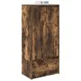 Armario con cajón roble ahumado 55,5x34x119,5 cm von , Sideboards - Ref: Foro24-861647, Preis: 92,31 €, Rabatt: %