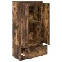 Armario con cajón roble ahumado 55,5x34x119,5 cm von , Sideboards - Ref: Foro24-861647, Preis: 92,31 €, Rabatt: %