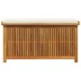 Cojines para exterior 113x50x60,5 cm madera maciza acacia de , Cajas de almacenaje para exteriores - Ref: Foro24-4106475, Pre...