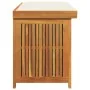 Cojines para exterior 113x50x60,5 cm madera maciza acacia de , Cajas de almacenaje para exteriores - Ref: Foro24-4106475, Pre...