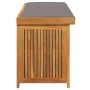 Cojines para exterior 150x50x60,5 cm madera maciza acacia von , Aufbewahrungsboxen für den Außenbereich - Ref: Foro24-4106480...