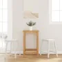 Sillas de bar 2 uds madera maciza blanca caucho von , Küchenhocker - Ref: Foro24-4102582, Preis: 106,64 €, Rabatt: %