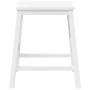 Sillas de bar 2 uds madera maciza blanca caucho von , Küchenhocker - Ref: Foro24-4102582, Preis: 106,64 €, Rabatt: %