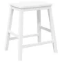 Sillas de bar 2 uds madera maciza blanca caucho von , Küchenhocker - Ref: Foro24-4102582, Preis: 106,64 €, Rabatt: %