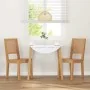 Sillas de comedor 2 unidades madera maciza de caucho by , dining chairs - Ref: Foro24-4102479, Price: 174,95 €, Discount: %