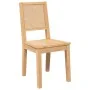 Sillas de comedor 2 unidades madera maciza de caucho by , dining chairs - Ref: Foro24-4102479, Price: 174,95 €, Discount: %