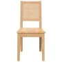 Sillas de comedor 2 unidades madera maciza de caucho by , dining chairs - Ref: Foro24-4102479, Price: 174,95 €, Discount: %