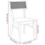 Sillas de comedor 2 unidades madera maciza de caucho von , Essstühle - Ref: Foro24-4102464, Preis: 168,19 €, Rabatt: %