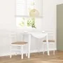 Sillas de comedor con cojines 2uds madera maciza blanco caucho von , Essstühle - Ref: Foro24-4102424, Preis: 79,10 €, Rabatt: %