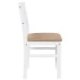 Sillas de comedor con cojines 2uds madera maciza blanco caucho von , Essstühle - Ref: Foro24-4102424, Preis: 79,10 €, Rabatt: %