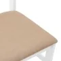 Sillas de comedor con cojines 2uds madera maciza blanco caucho von , Essstühle - Ref: Foro24-4102424, Preis: 79,10 €, Rabatt: %