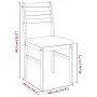 Sillas de comedor con cojines 2uds madera maciza blanco caucho von , Essstühle - Ref: Foro24-4102424, Preis: 79,10 €, Rabatt: %