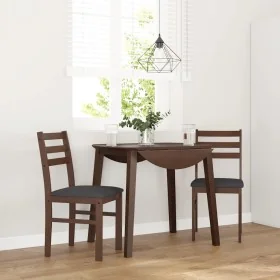 Sillas de comedor con cojines 2 uds madera maciza marrón caucho von , Essstühle - Ref: Foro24-4102418, Preis: 78,06 €, Rabatt: %