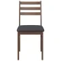 Sillas de comedor con cojines 2 uds madera maciza marrón caucho von , Essstühle - Ref: Foro24-4102418, Preis: 78,06 €, Rabatt: %
