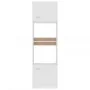 Armario de microondas madera contrachapada blanco 60x57x207 cm by , Kitchen cabinets - Ref: Foro24-3334017, Price: 213,87 €, ...