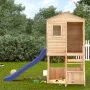 Parque infantil de exterior madera maciza de abeto by , Swings and play structures - Ref: Foro24-3376141, Price: 653,80 €, Di...