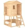 Parque infantil de exterior madera maciza de abeto by , Swings and play structures - Ref: Foro24-3376141, Price: 653,80 €, Di...