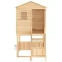 Parque infantil de exterior madera maciza de abeto by , Swings and play structures - Ref: Foro24-3376141, Price: 653,80 €, Di...