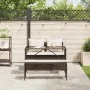 Set comedor de jardín 3 piezas y cojines ratán sintético marrón de , Conjuntos de jardín - Ref: Foro24-4104182, Precio: 274,2...
