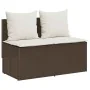 Set comedor de jardín 3 piezas y cojines ratán sintético marrón de , Conjuntos de jardín - Ref: Foro24-4104182, Precio: 274,2...