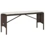 Set comedor de jardín 3 piezas y cojines ratán sintético marrón de , Conjuntos de jardín - Ref: Foro24-4104182, Precio: 274,2...