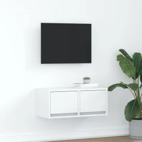 Mueble de TV de madera de ingeniería blanco 60x31x25,5 cm by , TV Furniture - Ref: Foro24-861490, Price: 47,18 €, Discount: %